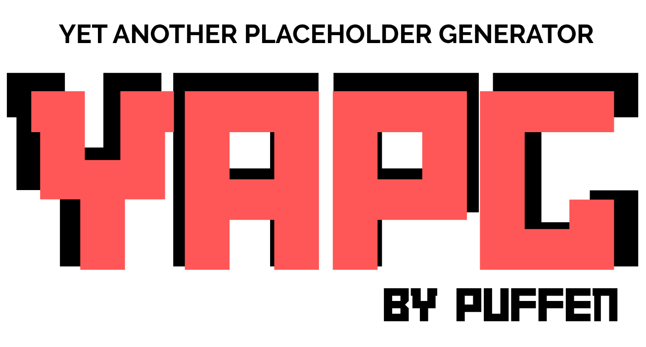 YAPG (Yet Another Placeholder Generator) logo